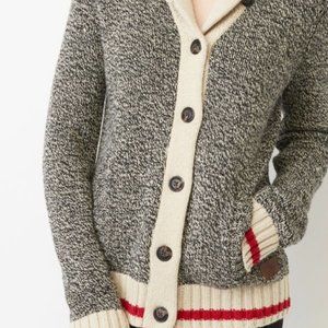 Roots Cabin Cardigan Sock Monkey Sweater Size Small Used Like New